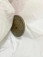 Moeda Antiga De Prata Canada 25 Cents King George