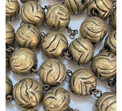 MAGNÍFICO TERÇO GIGANTE ANTIGO em alpaca 2 METROS