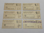 Coleção Bilhetes Antigos Metro Sp