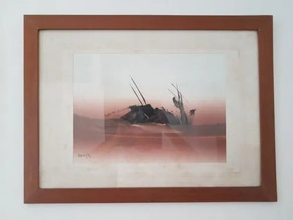 Antigo Quadro Assinado Por Fábio Pace