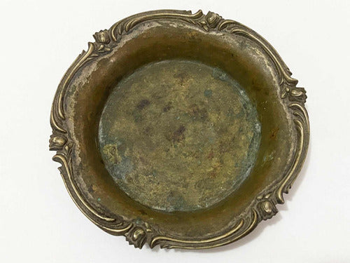 Antigo Prato Salva Cor Prata Marca Christofle