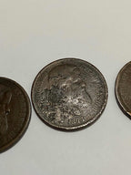 Antigas Moedas 40 Réis - 73 / 74 / 77