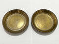 Mini Bandejas Antigas Em Metal Dourado Detalhes Ornamentais