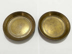 Mini Bandejas Antigas Em Metal Dourado Detalhes Ornamentais