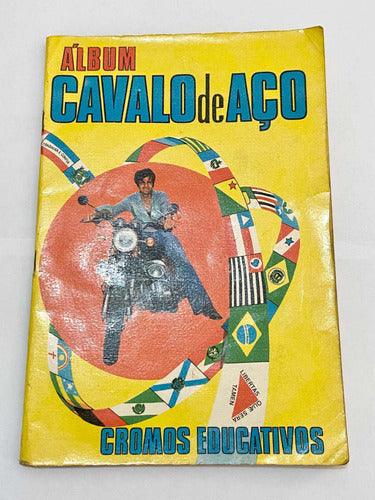 Antigo Album Figurinhas Cavalo De Aço Cromos Educativos