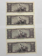 Cédulas Antigas Brasil 50 Cruzeiros