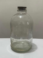 Antiga Garrafa De Vidro Com Medidor