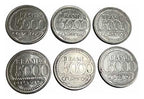Lote Moedas Antigas Brasil 5000 Cruzeiros Tiradentes