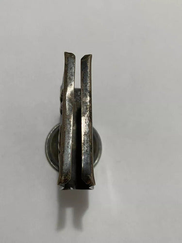 Porta Caixa Fósforo Antigo Prata Escrita Em Hebraico Shabat