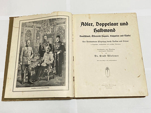 Livro Antigo Alemanha Aliança Primeira Guerra Mundial Com Imagens