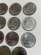 Lote Moedas Antigas Brasil 1 Cruzado