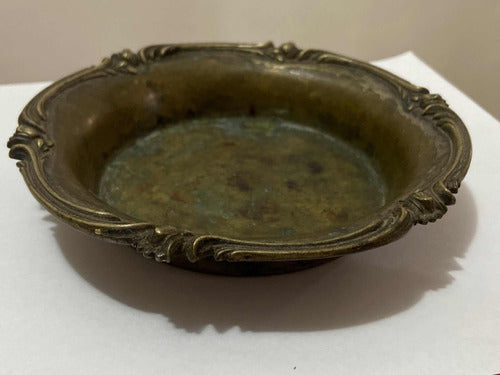 Antigo Prato Salva Cor Prata Marca Christofle