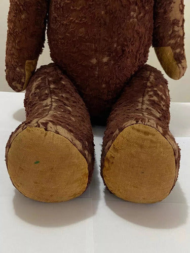 Urso De Pelúcia Antigo Decada De 20