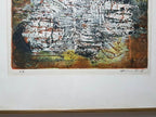 Antigo Quadro Gravura Assinado M Quito - Arte Antiguidade