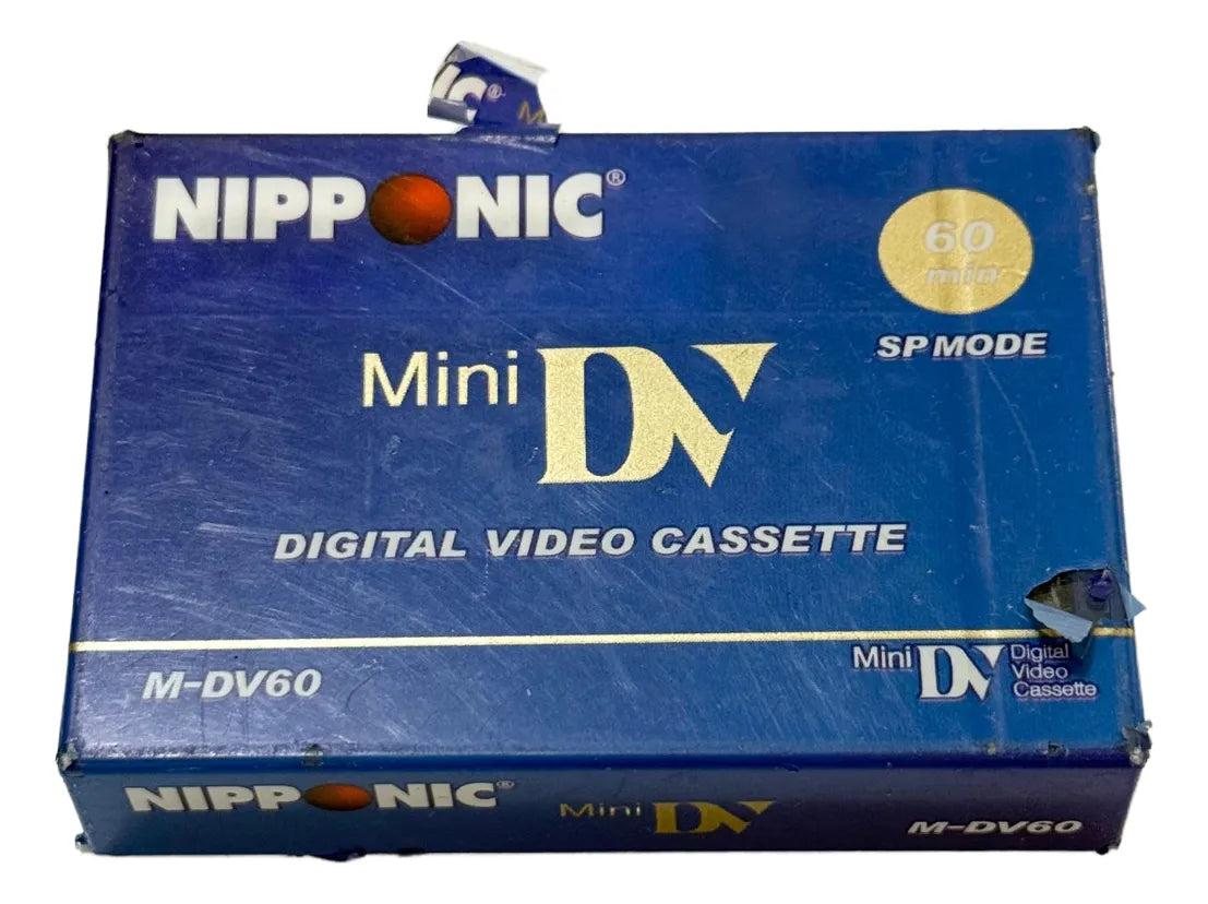 Antiga Fita Minidv Nipponic M-dv60 60min Lacrada Original