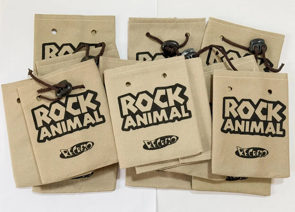 Lote 15 Bolsinhas Rock Animal Recreio Antiga Nylon Bege