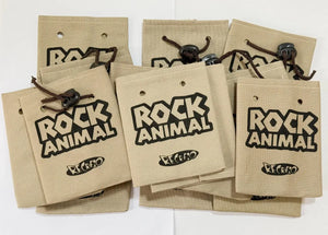 Lote 15 Bolsinhas Rock Animal Recreio Antiga Nylon Bege