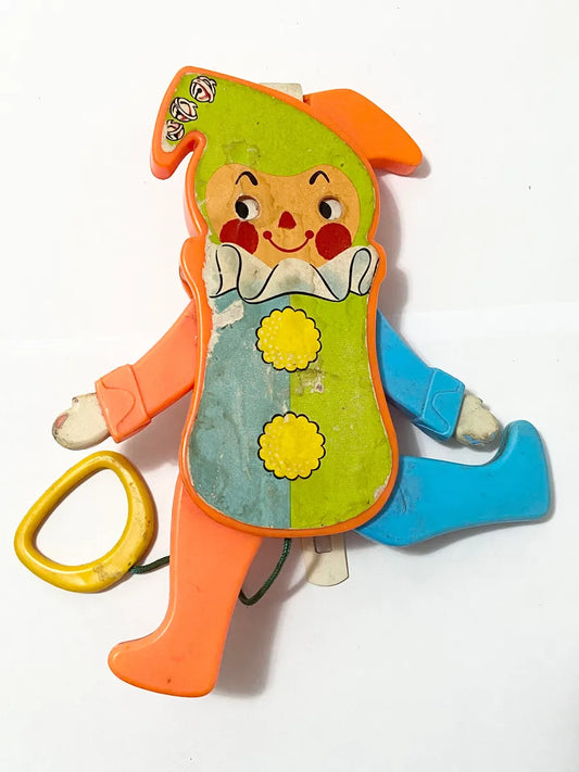 Brinquedo Palhaço Dancarino Antigo Estrela Anos 70