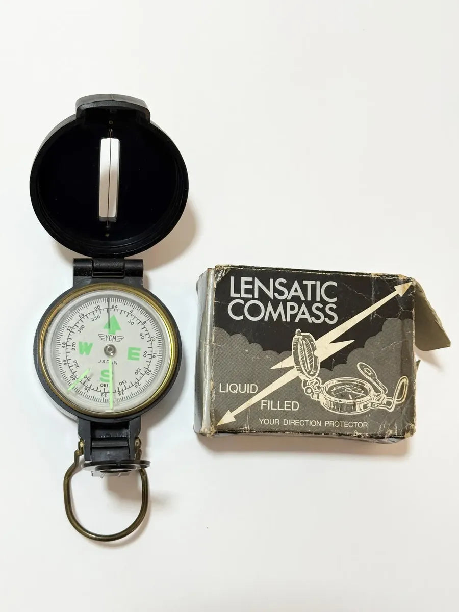 Bússola Lensática Ycm Engineer Antiga Japan C/ Caixa