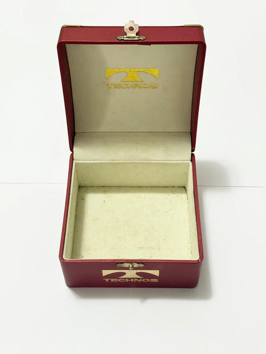 Caixa Original Relógio Technos - Estojo Antigo Vermelho