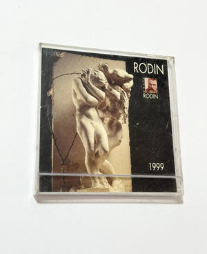 Calendário Antigo Rodin 1999 Arte Esculturas Teneues