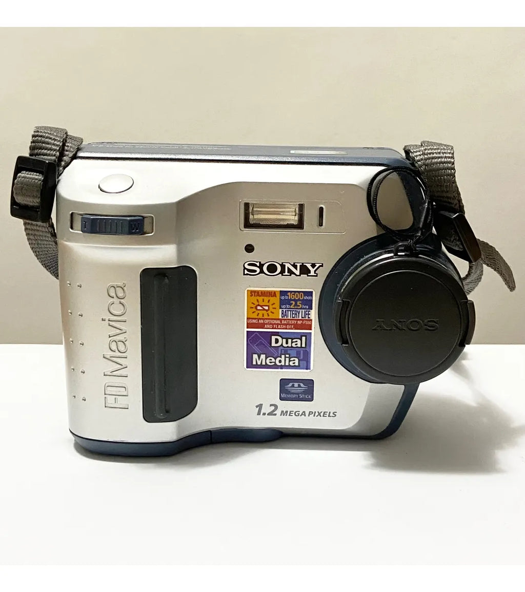 Câmera Sony Fd Mavica 1.2mp - Antiga Colecionável Prateado