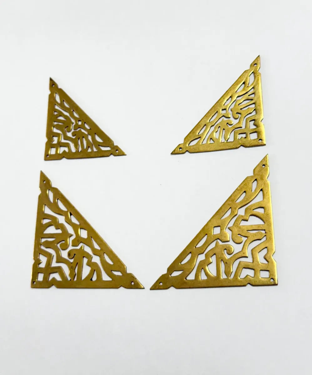 Cantoneiras Antigas Douradas Ornamentais Para Livro Álbum