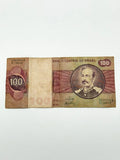 Cédula Antiga 100 Cruzeiros Floriano Peixoto Com Asterisco