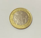 Moeda Brasil 1 real 1998 Direitos Humanos Bimetálico MBC