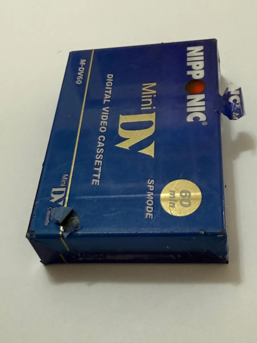 Antiga Fita Minidv Nipponic M-dv60 60min Lacrada Original