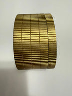 Relógio De Mesa Antigo Citizen Japão Dourado Tampa Decorada