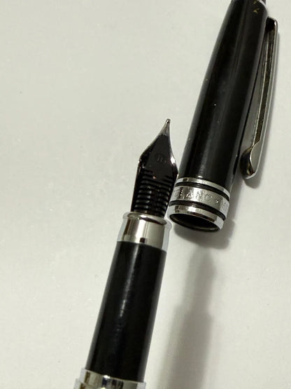 Caneta Tinteiro Montblanc Meisterstück Preta/prata