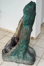 Geodo Catedral De Ametista Gigante 115cm Adaptado Em Fonte