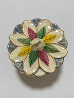 Bomboniere Antiga Ceramica Pintada a Mão C.A.S.P. Craquele
