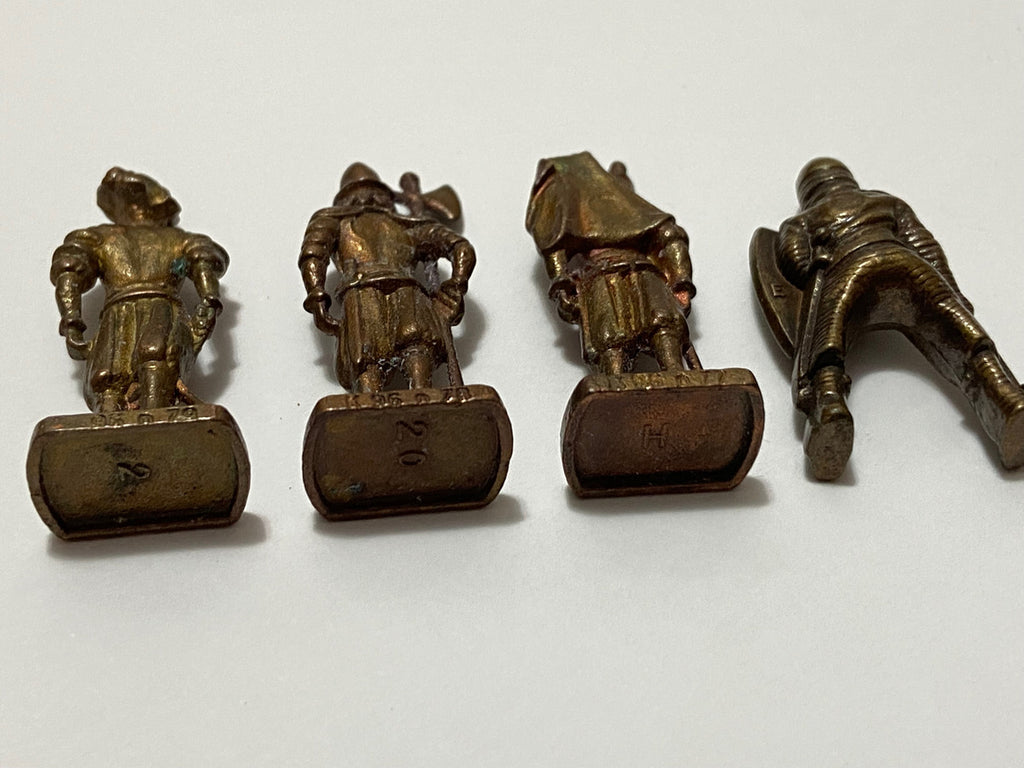 Miniaturas Antigas Soldadinhos De Chumbo Swiss Marrom