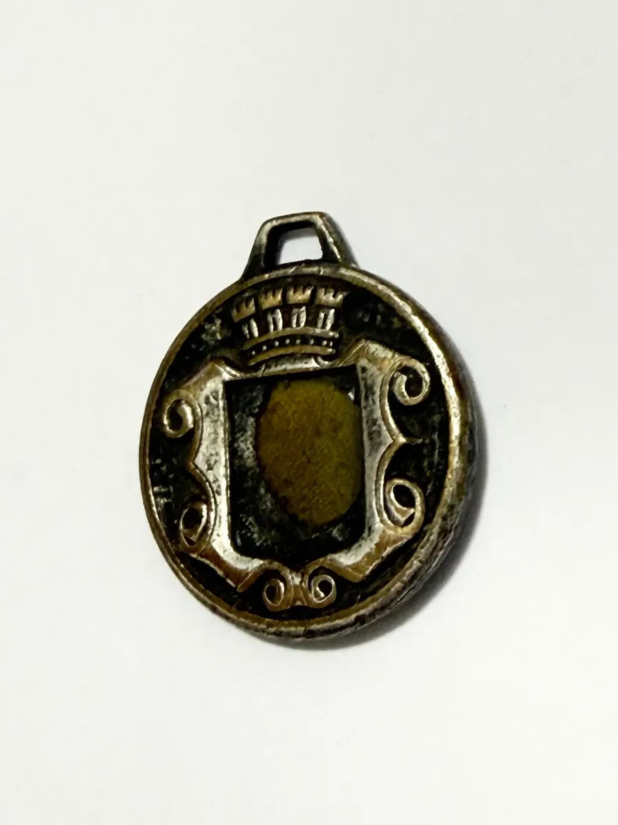 Medalha Religiosa Antiga Nossa Senhora C/ Menino Jesus Coro