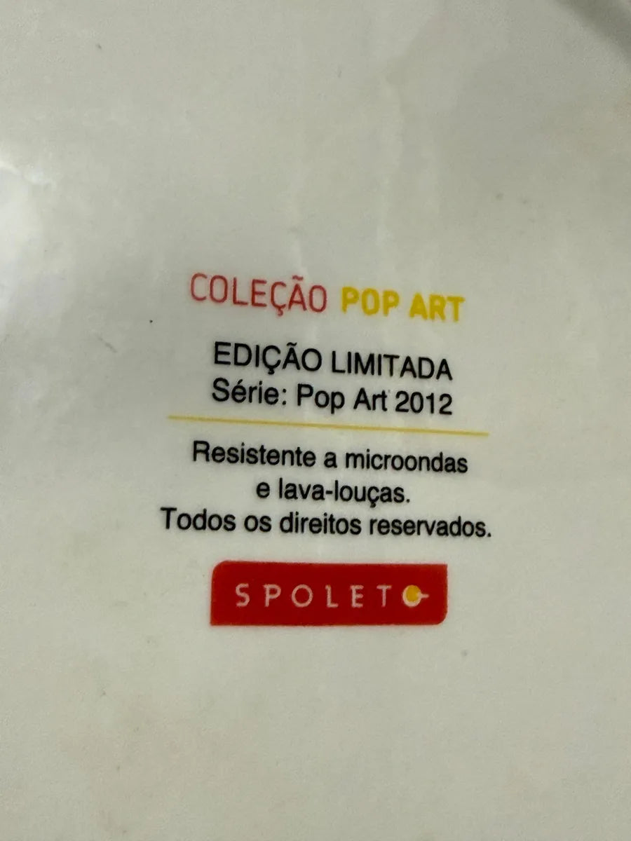 Prato Decorativo Spoleto Pop Art Marcos Aurelio 2012 Tucanos