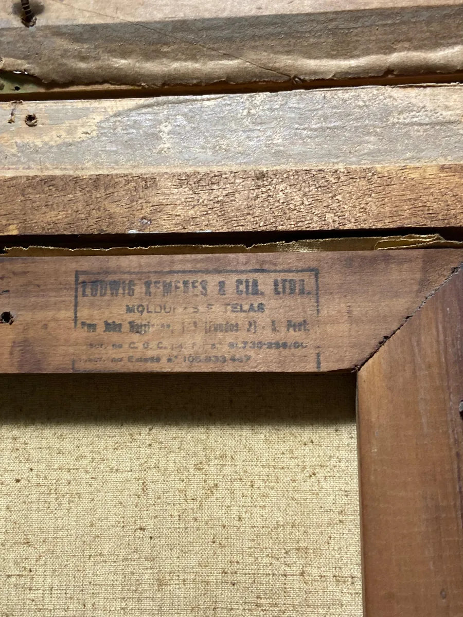 A. Dubsky - Quadro Antigo Óleo S/ Tela Flores