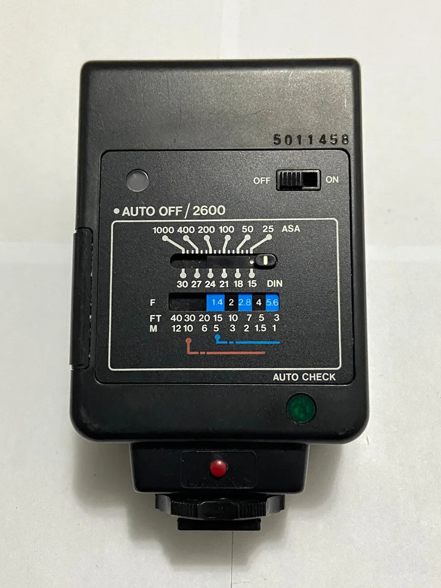 Flash Fotográfico Antigo Vivitar Auto 2600