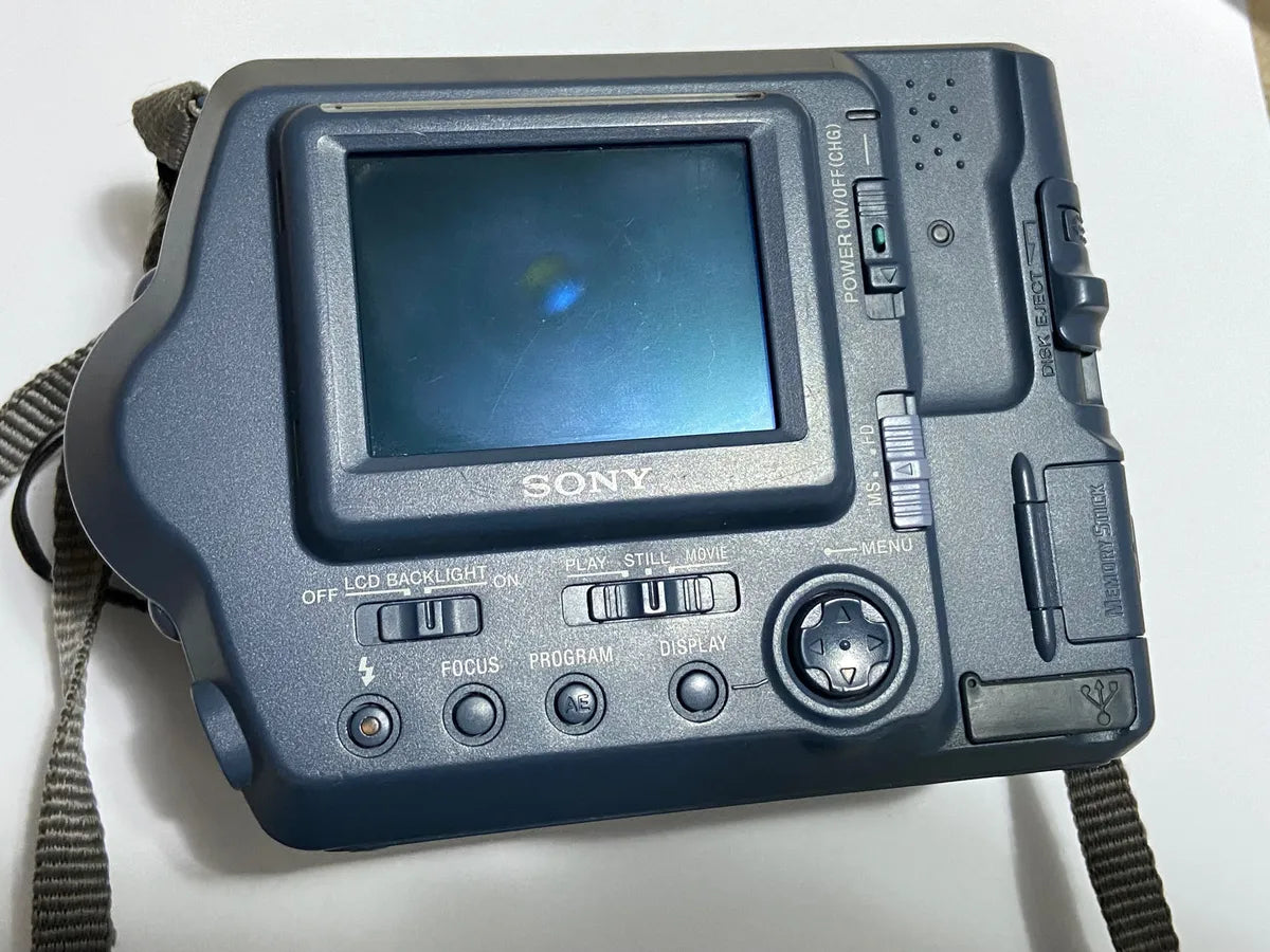 Câmera Sony Fd Mavica 1.2mp - Antiga Colecionável Prateado