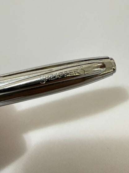 Tampa Caneta Sheaffer Original Cromada Antiga Prateado