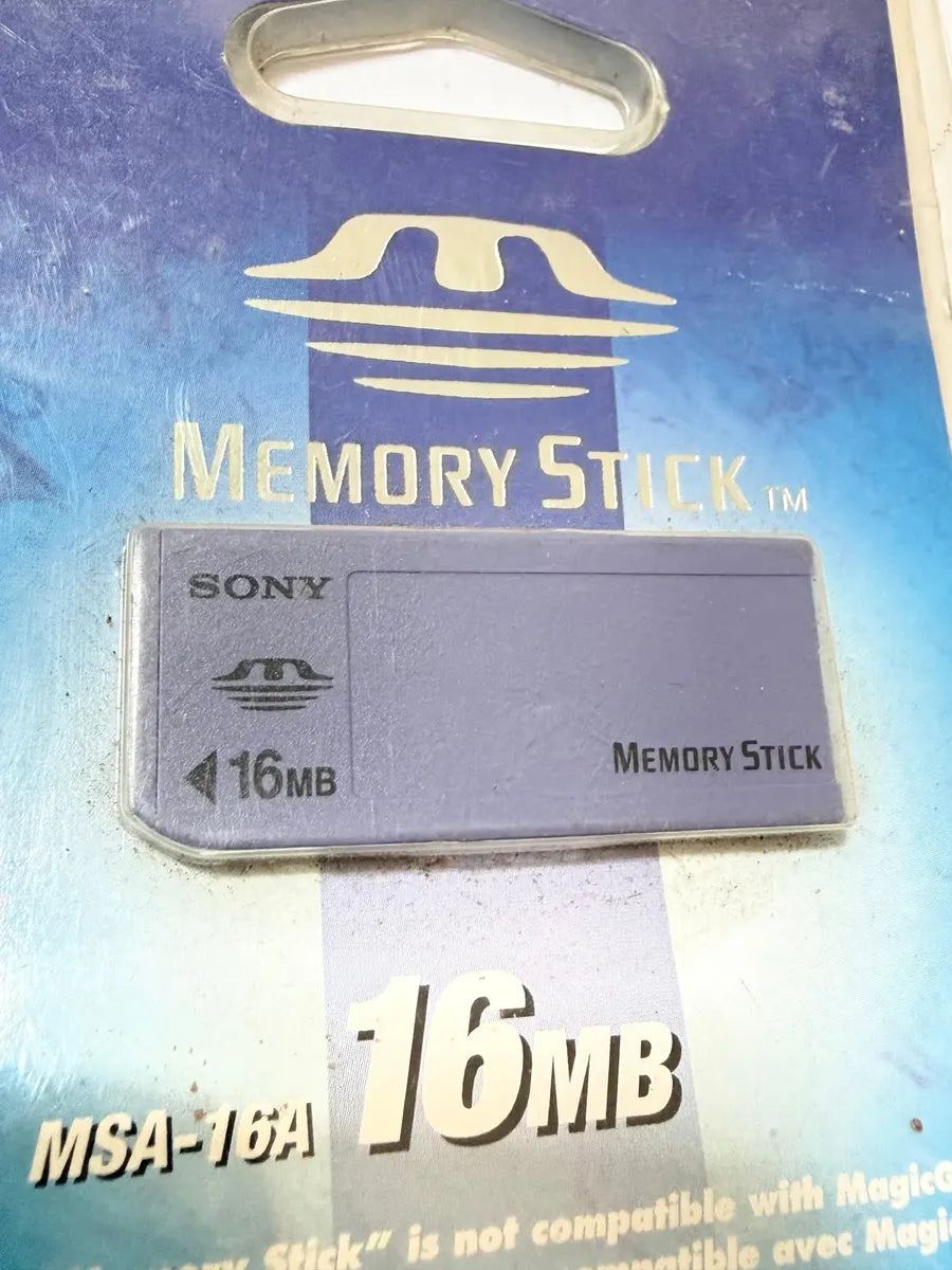 Memory Stick Sony 16mb Msa-16a Antigo Na Embalagem Original