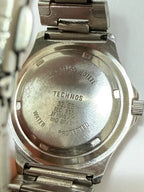Relógio Antigo Technos Quartz Skydiver Professional 150m Prateado