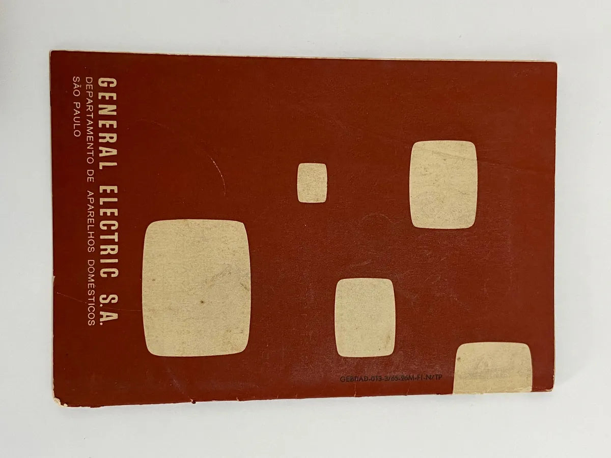 Manual Ge Instruções Receptores De Tv Antigo