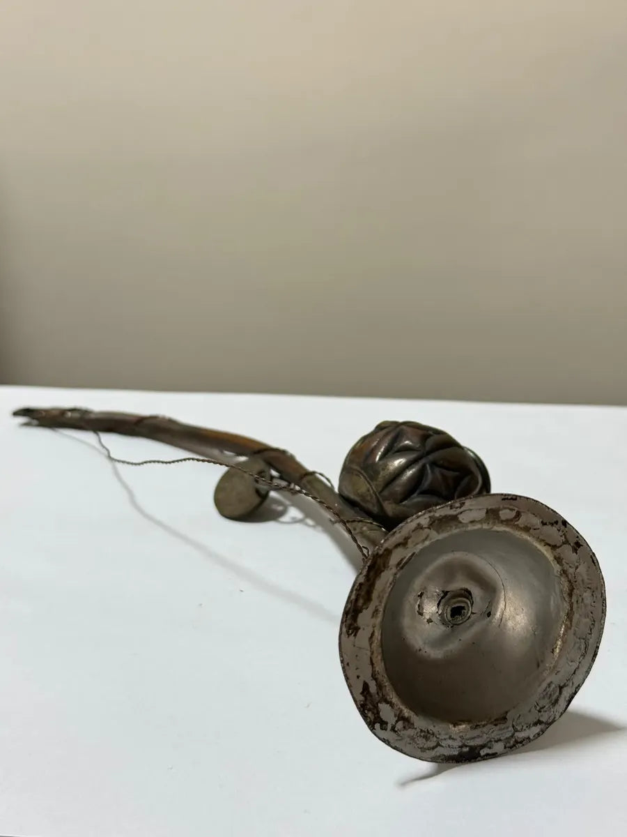 Escultura Antiga Berimbau Miniatura Com Moeda 1947