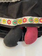 Boneca Antiga De Pano Artesanal De Blumenau Traje Alemão