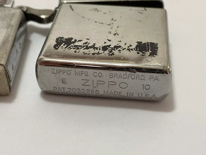 Isqueiro Antigo Zippo Usa Prata 2032695 Windproof Lady