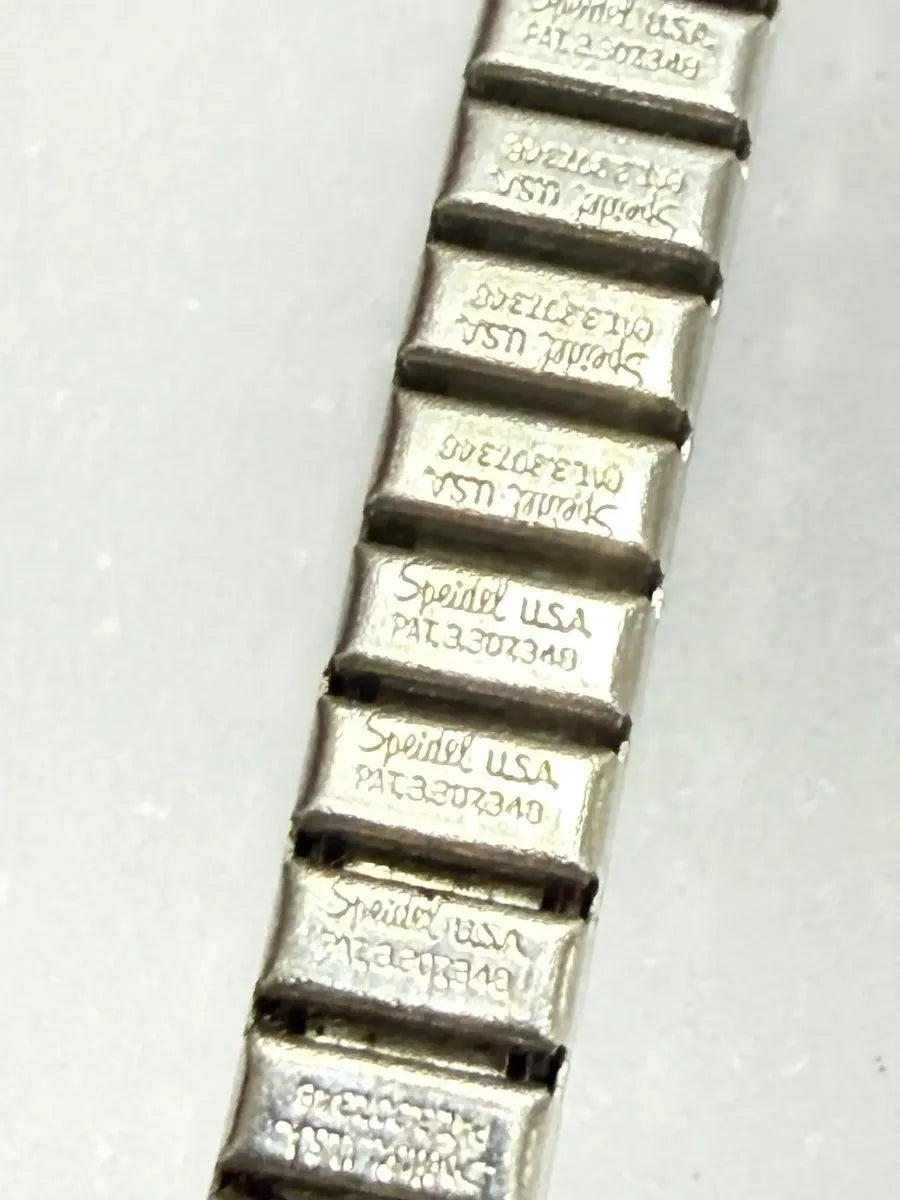 Pulseira Antiga Extensível Speidel Usa Aço Inox Relógio