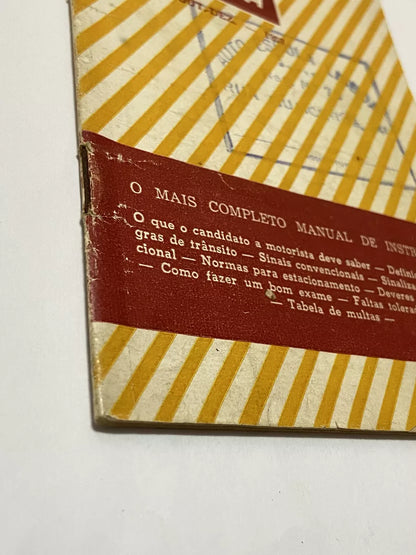 Livro Antigo Guia Do Motorista 1957 - O Mais Completo Manual De Instruções