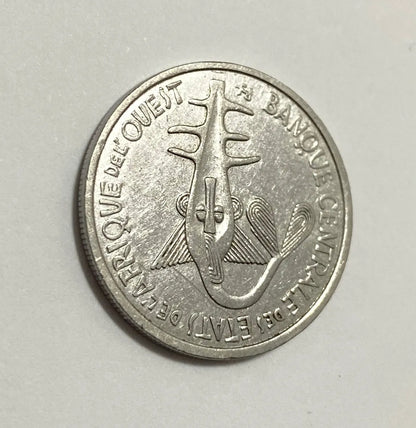 Moeda Antiga África Ocidental 100 Francos 2012